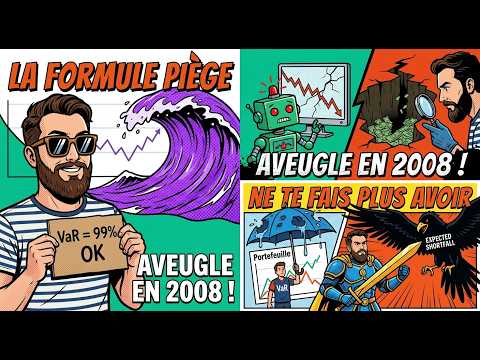 Miniature illustrant les limites de la VaR comparée à l'Expected Shortfall en gestion des risques financiers