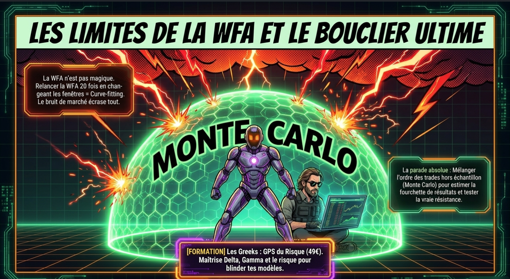 Illustration sur les limites de la WFA et l'utilisation de Monte-Carlo comme bouclier ultime en trading